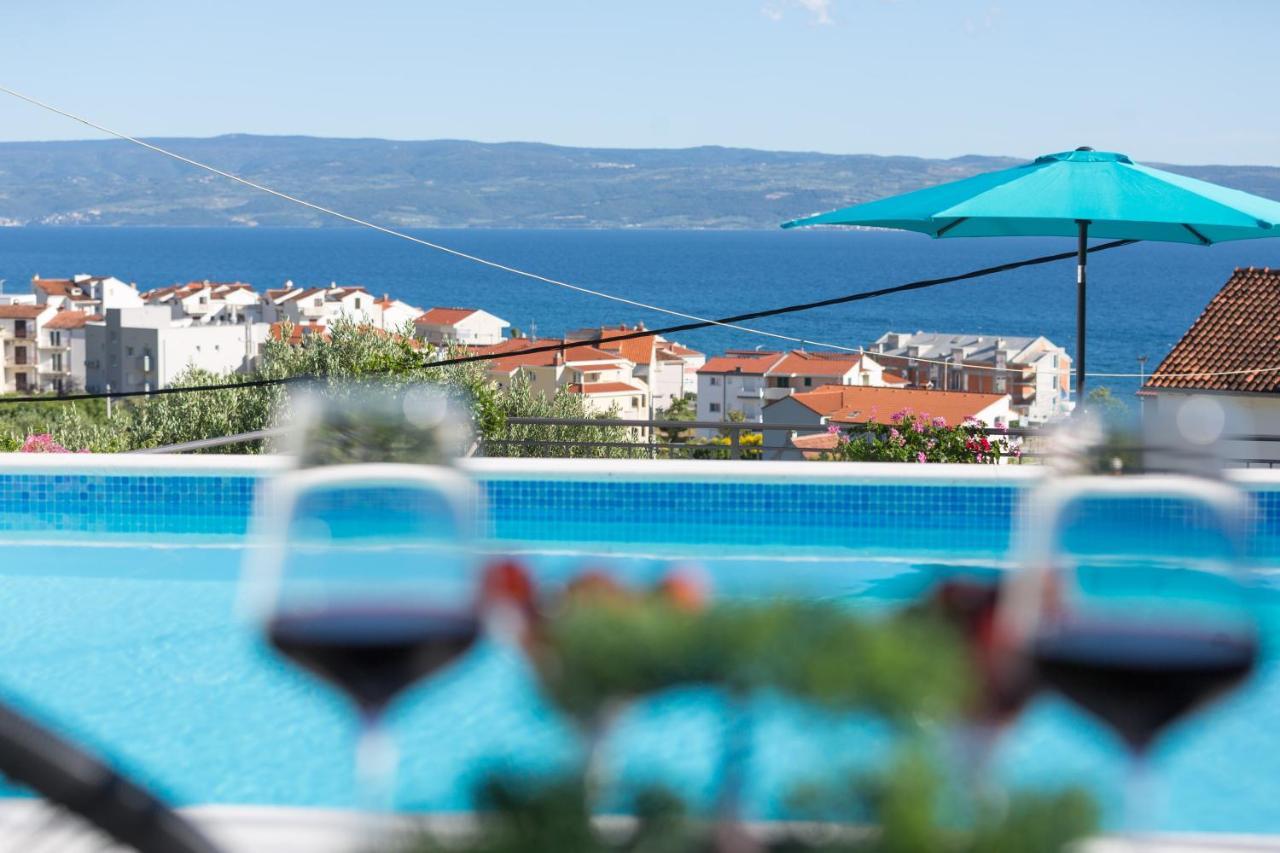 Apartments Lidija - Sea View Apartment With Exclusive Right Of Using Hot Tub Or Split Level Apartment With Exclusive Right Of Using Pool 포드스트라나 외부 사진