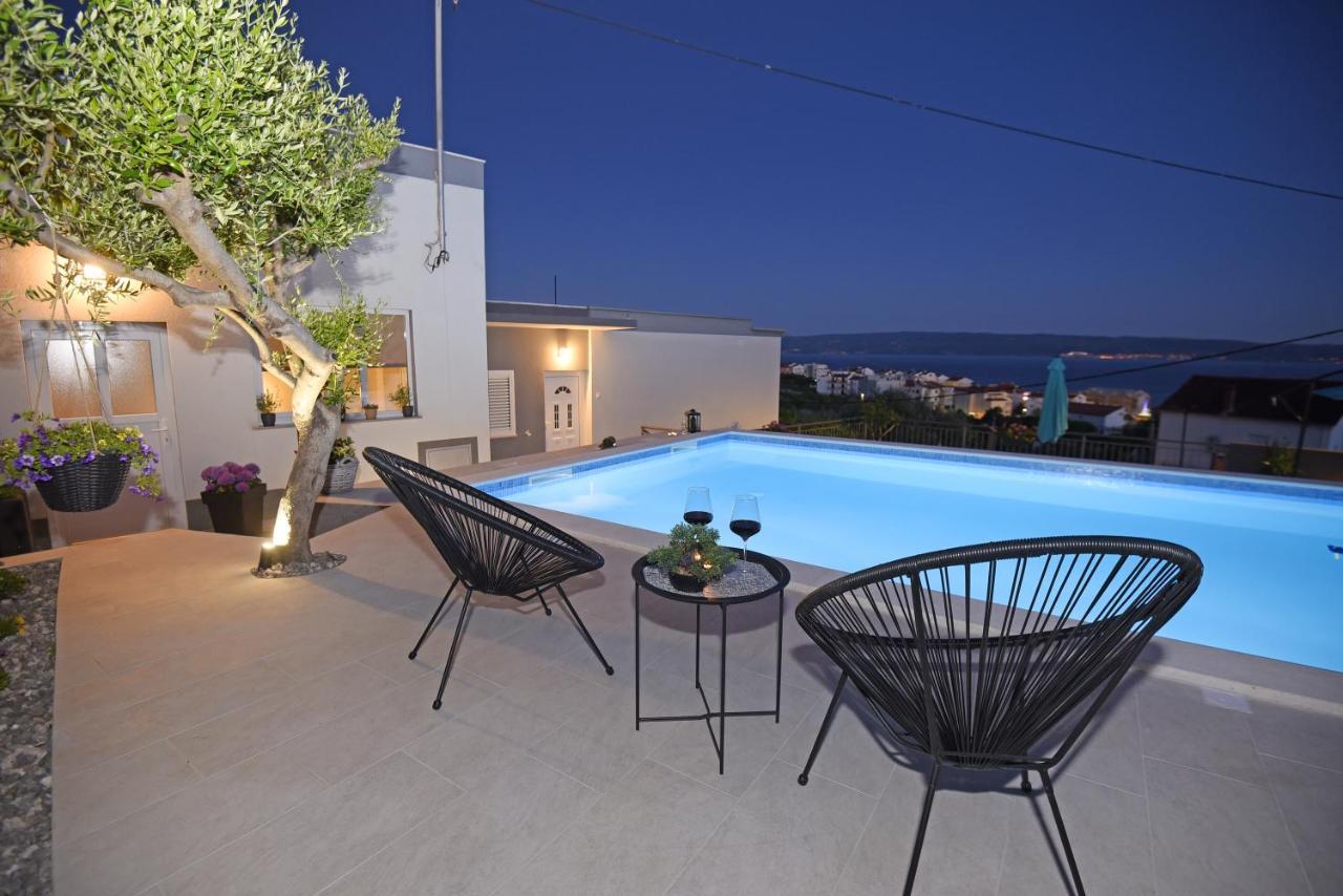 Apartments Lidija - Sea View Apartment With Exclusive Right Of Using Hot Tub Or Split Level Apartment With Exclusive Right Of Using Pool 포드스트라나 외부 사진