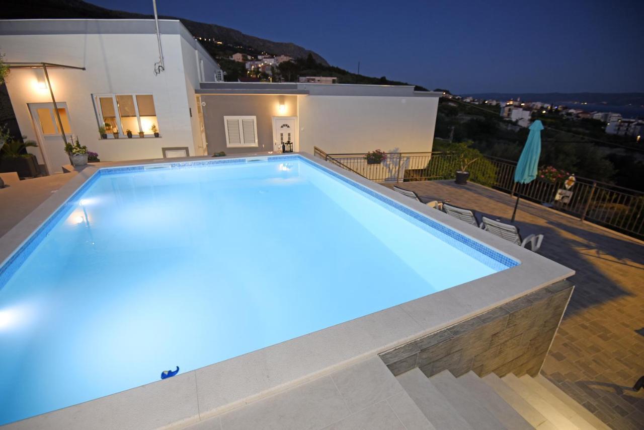 Apartments Lidija - Sea View Apartment With Exclusive Right Of Using Hot Tub Or Split Level Apartment With Exclusive Right Of Using Pool 포드스트라나 외부 사진