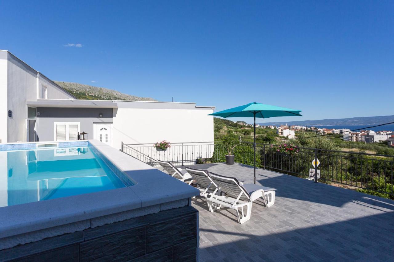 Apartments Lidija - Sea View Apartment With Exclusive Right Of Using Hot Tub Or Split Level Apartment With Exclusive Right Of Using Pool 포드스트라나 외부 사진
