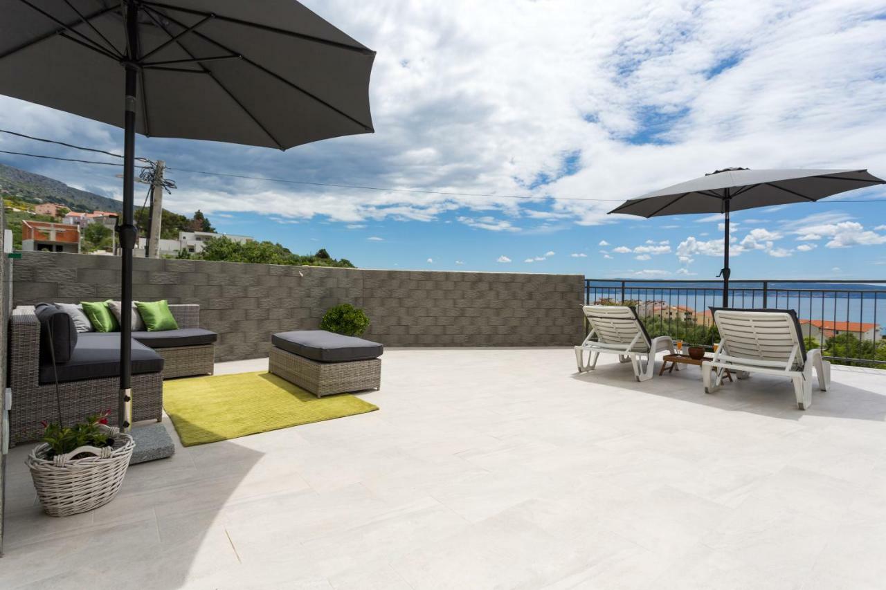 Apartments Lidija - Sea View Apartment With Exclusive Right Of Using Hot Tub Or Split Level Apartment With Exclusive Right Of Using Pool 포드스트라나 외부 사진