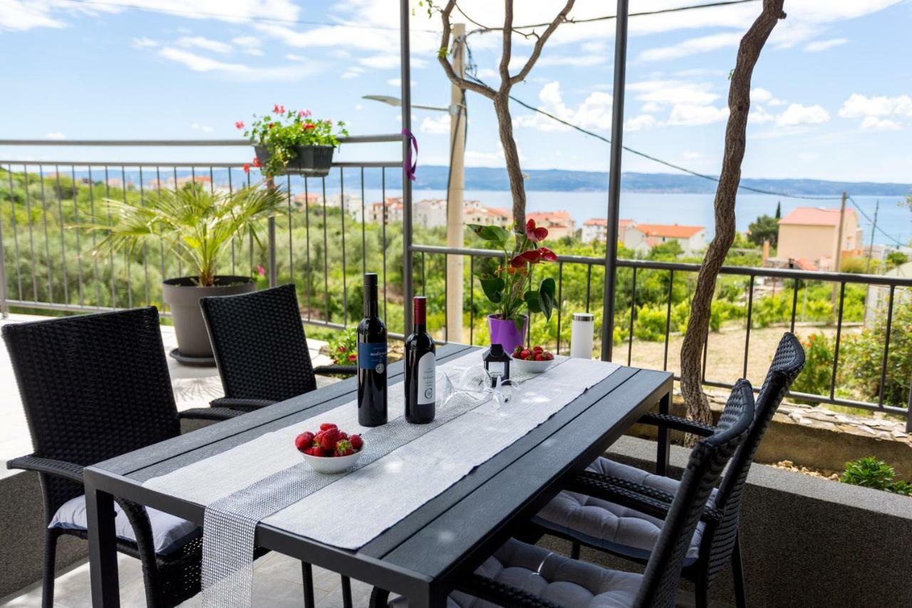 Apartments Lidija - Sea View Apartment With Exclusive Right Of Using Hot Tub Or Split Level Apartment With Exclusive Right Of Using Pool 포드스트라나 외부 사진