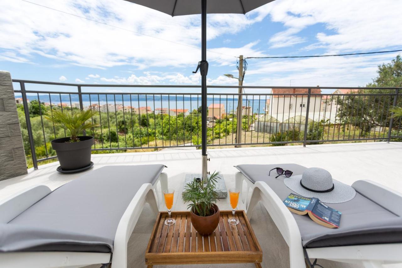 Apartments Lidija - Sea View Apartment With Exclusive Right Of Using Hot Tub Or Split Level Apartment With Exclusive Right Of Using Pool 포드스트라나 외부 사진